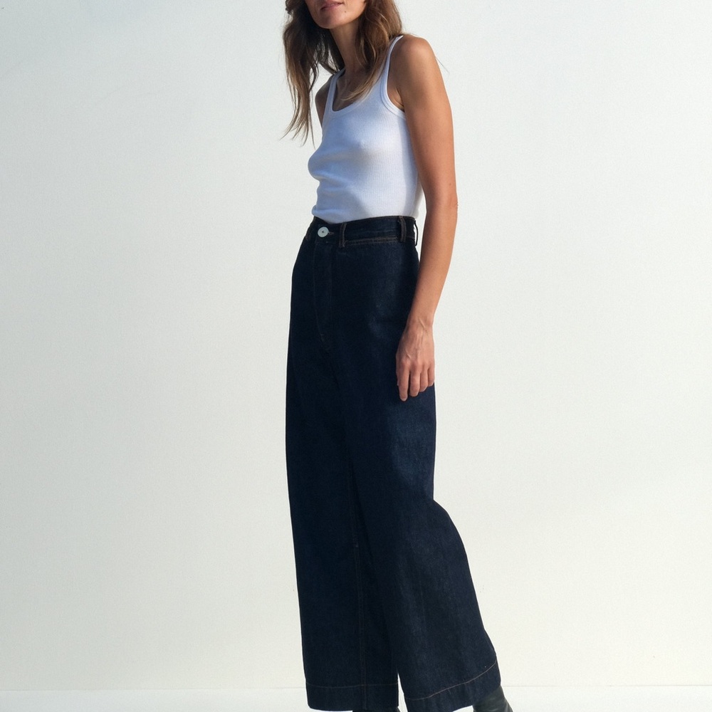 Jesse Kamm denim Sailor Pants Size 2